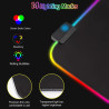 Gaming Mauspad RGB Mousepad 800x300mm XXL Gaming Mousepad groß mit 14 Beleuchtungs Modi 7 LED Farben Wasserdicht Anti Rutsch für